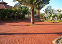 Eurofan, natural stone with terracotta CreaBond